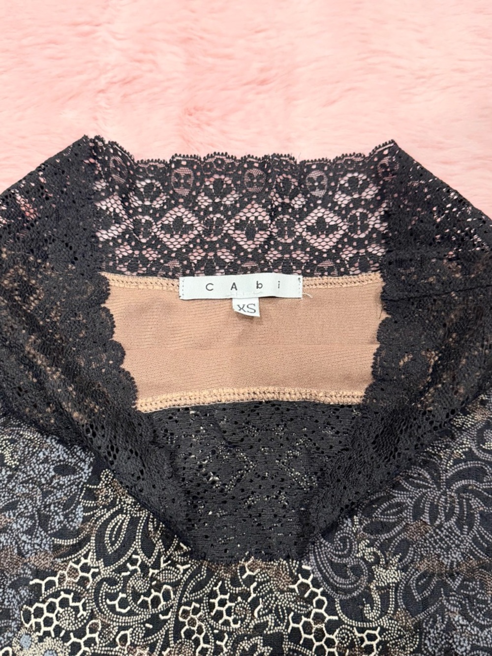 Vintage Whimsigoth Cabi Floral Lace Overlay A-Line Skater Skirt - Picture 4 of 4